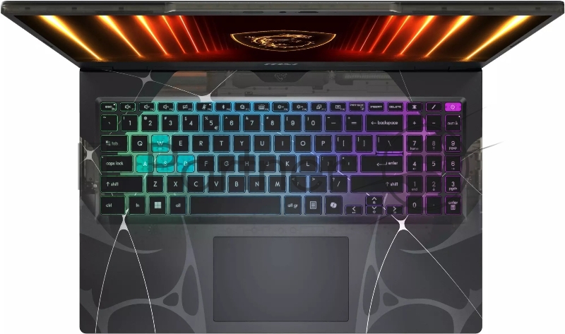 Ноутбук MSI Cyborg 15 C2WE-016XRU Core 7 240H 16Gb SSD1Tb NVIDIA GeForce RTX5050 8Gb 15.6 IPS FHD (1920x1080) FreeDOS grey WiFi BT Cam (9S7-15T121-016)