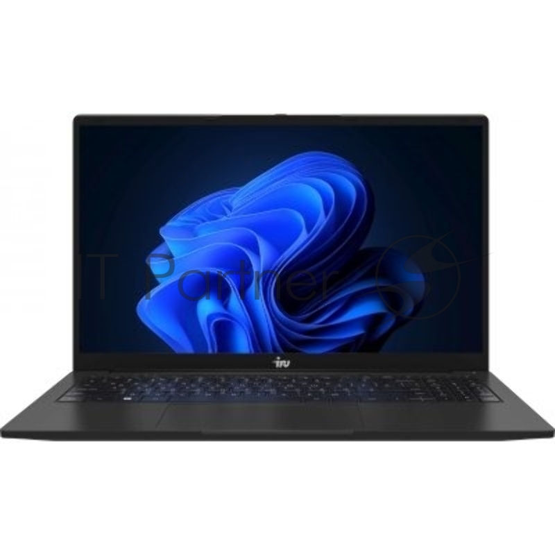 Ноутбук IRU Strato 15ALI Core i7 1255U 16Gb SSD512Gb Intel Iris Xe graphics 15.6 IPS FHD (1920x1080) FreeDOS black 6000mAh (2058955)