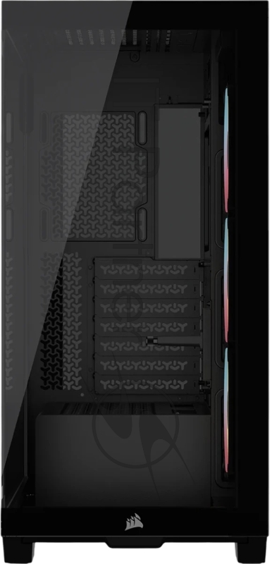 Корпус без блока питания/ Case Corsair 3500X LX-R RGB iCUE LINK, Midi-Tower, TG, 3x120mm ARGB, 2xUSB-A 3.2, 1xUSB 3.2 Type-C, E-ATX, ATX, mATX, mITX Black