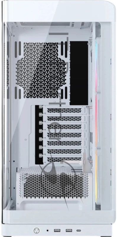 Корпус без блока питания/ Case Corsair Frame 4500X LX-R RGB iCUE LINK, Midi-Tower, TG, 3x120mm ARGB reverse fans, 2xUSB-A 3.2, 1xUSB 3.2 Type-C, E-ATX, ATX, mATX, mITX White