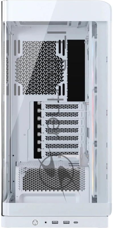 Корпус без блока питания/ Case Corsair Frame 4500X RS-R ARGB, Midi-Tower, TG, 3x120mm ARGB reverse fans, 2xUSB-A 3.2, 1xUSB 3.2 Type-C, E-ATX, ATX, mATX, mITX White