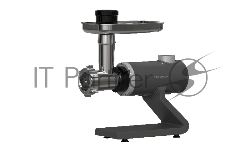 Мясорубка Topdevice TDMG100 /2000 Вт/3 кг.в мин/плавный пуск/реверс/насадки для кеббе и колбасок/графитовый (TDMG-100GR)