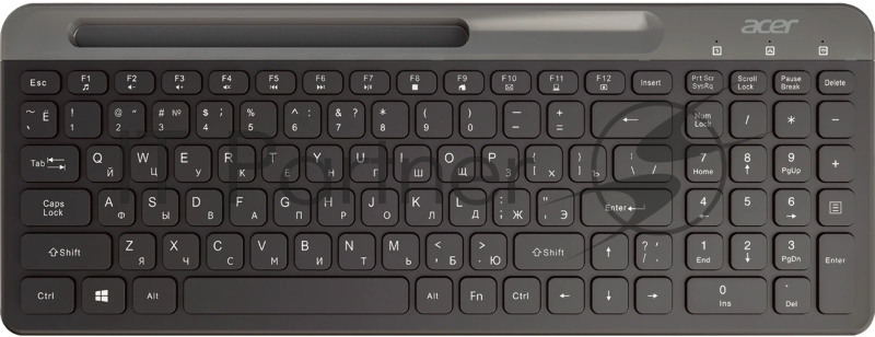 Комплект клавиатура+мышь Acer OCC402 клав:черный мышь:черный USB беспроводная slim Multimedia (ZL.ACCCC.018)