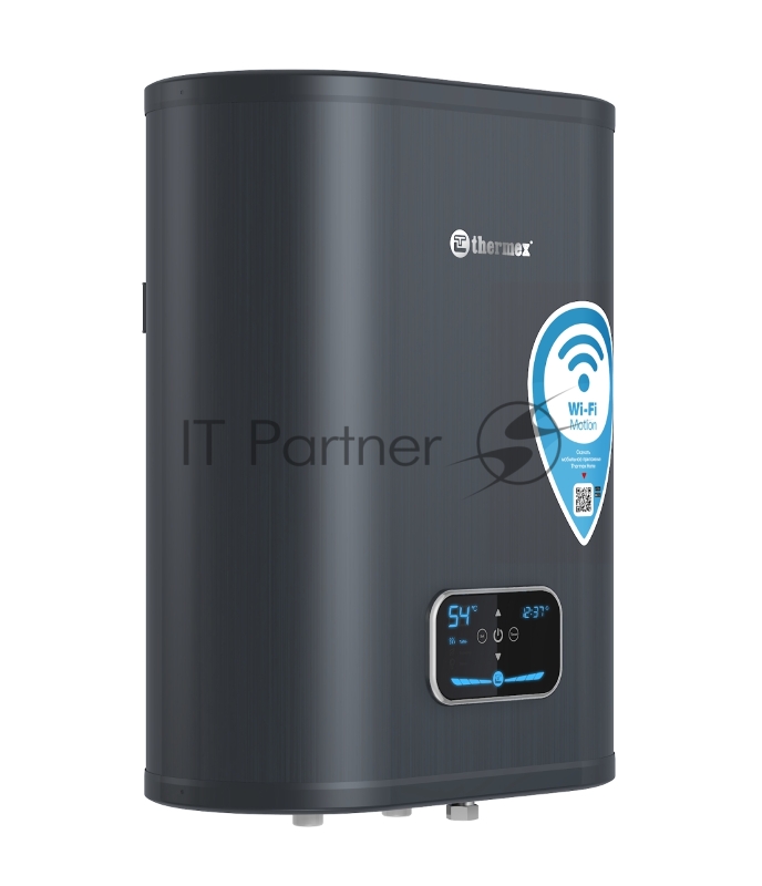 Накопительный электрический водонагреватель Thermex ID 30 V (pro) Wi-Fi, черный