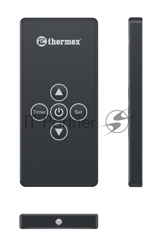 Накопительный электрический водонагреватель Thermex ID 30 V (pro) Wi-Fi, черный