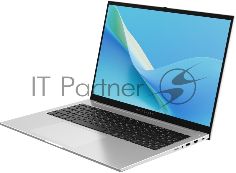 Ноутбук Maibenben M16B/16/IPS/Intel Core i3 1220P/8Gb/512Gb SSD/Intel UHD Graphics/Linux/серебристый/1.8
