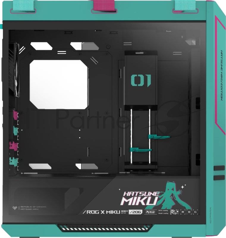 Компьютерный корпус ASUS ROG STRIX HELIOS II GX601S HATSUNE MIKU