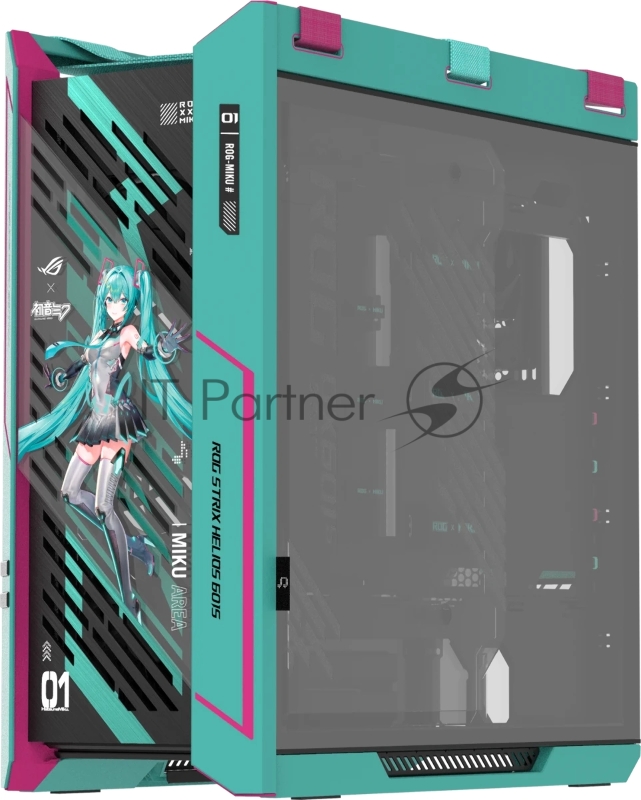 Компьютерный корпус ASUS ROG STRIX HELIOS II GX601S HATSUNE MIKU