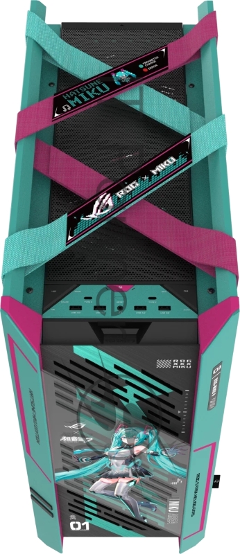 Компьютерный корпус ASUS ROG STRIX HELIOS II GX601S HATSUNE MIKU