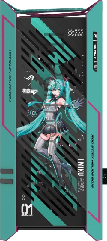 Компьютерный корпус ASUS ROG STRIX HELIOS II GX601S HATSUNE MIKU