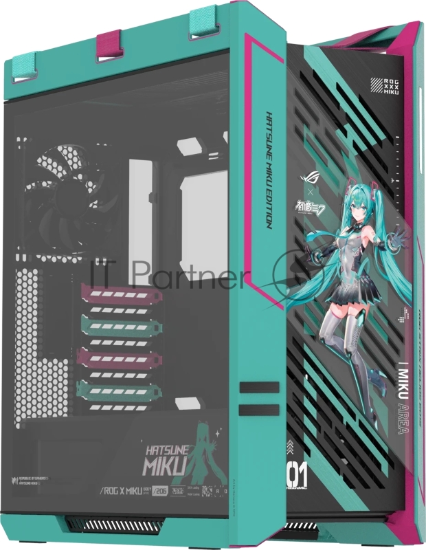 Компьютерный корпус ASUS ROG STRIX HELIOS II GX601S HATSUNE MIKU