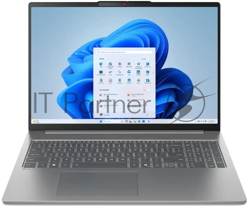 Ноутбук Lenovo IdeaPad Slim 5 16ARP10/16/IPS/AMD Ryzen 7 7735HS/16GB/512GB SSD/AMD Radeon 680M/Windows 11 Professional/серый/1.93kg