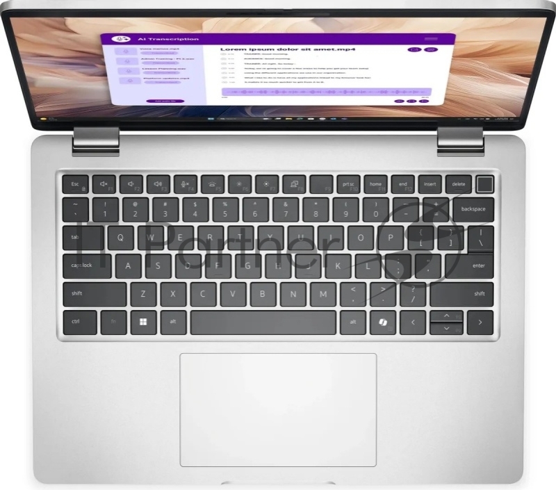 Ноутбук Dell Pro 14 Plus/14.0/IPS/Intel Core Ultra 7 268V/32GB/2TB SSD/Intel Arc graphics/Windows 11 Pro/серебристый/1.4kg