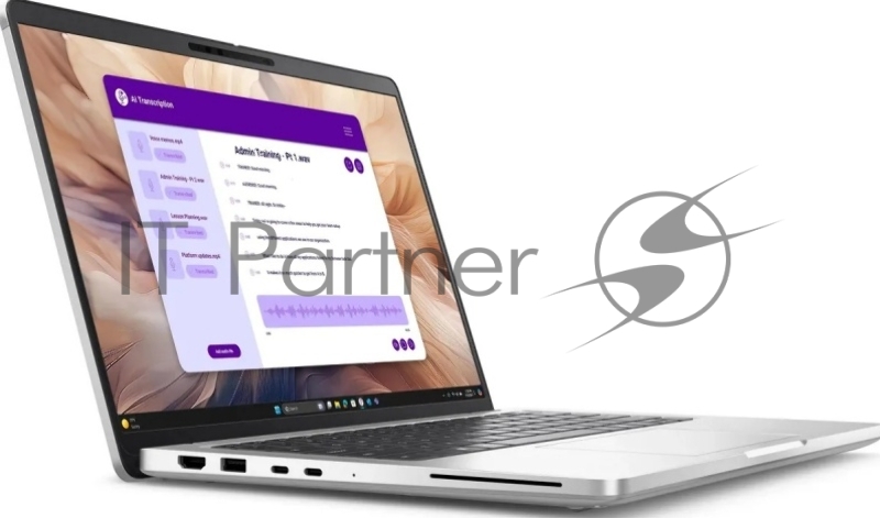 Ноутбук Dell Pro 14 Plus/14.0/IPS/Intel Core Ultra 7 268V/32GB/2TB SSD/Intel Arc graphics/Windows 11 Pro/серебристый/1.4kg