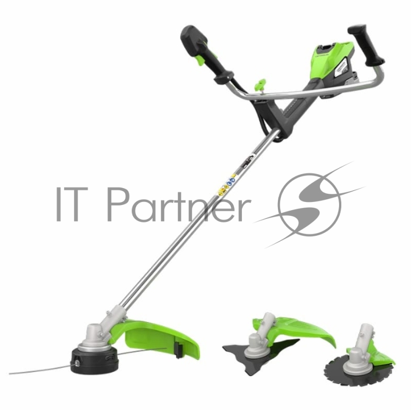 Триммер электрический Greenworks TB201H аккум. 2000Вт неразбор.штан. реж.эл.:леска/нож/диск