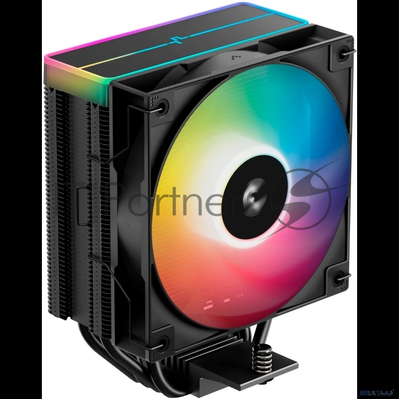 Кулер для процессора DEEPCOOL AG400 BK ARGb V2 черный 120мм алюминий+медь 2100rpm 31.6db 4-pin 220W 154мм