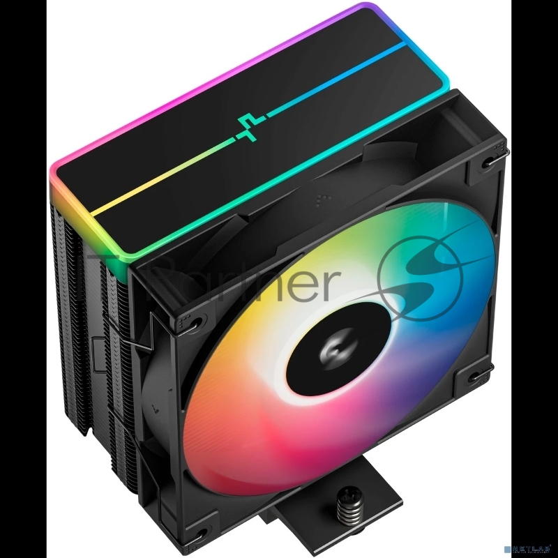 Кулер для процессора DEEPCOOL AG400 BK ARGb V2 черный 120мм алюминий+медь 2100rpm 31.6db 4-pin 220W 154мм