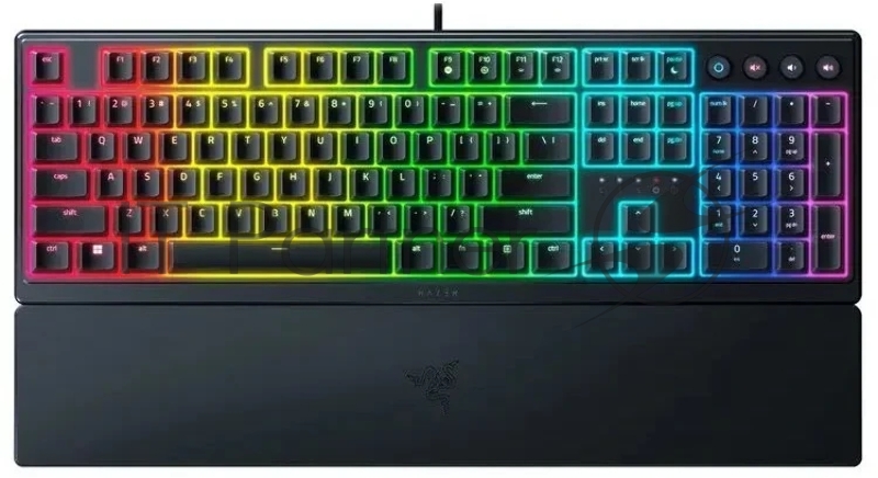 Клавиатура проводная игровая мембранная Razer Ornata V3,черный (RZ03-04460100-R3M1)