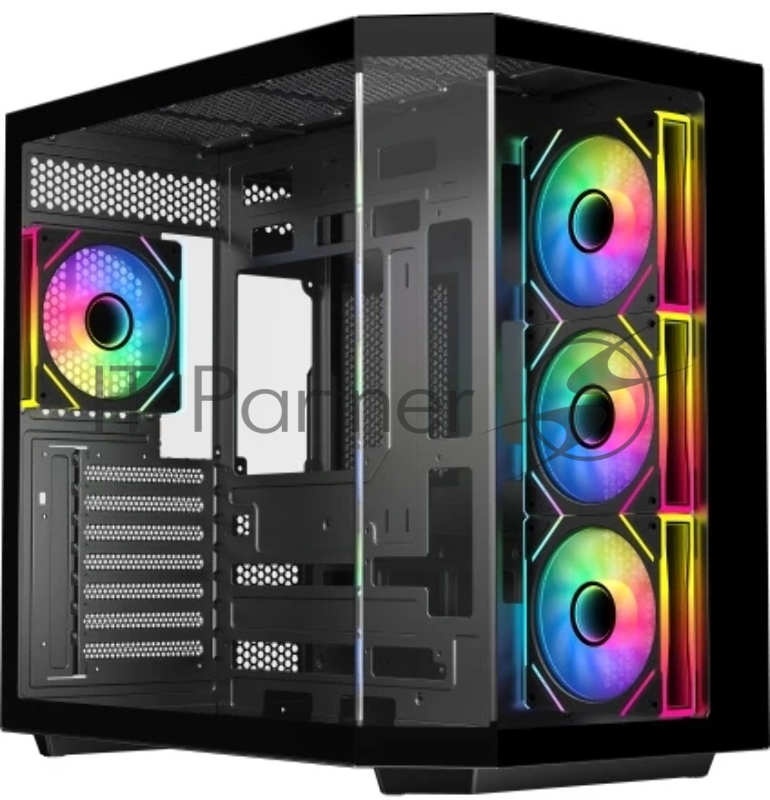 Корпус eATX Eurocase M430ZАF M430ZF 2ARGB 3_0_2 BLACK черный