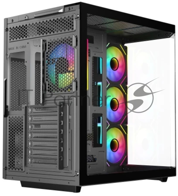 Корпус eATX Eurocase M430ZАF M430ZF 2ARGB 3_0_2 BLACK черный