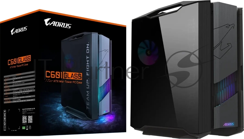Компьютерный корпус Gigabyte AORUS C601G GLASS MidTower, E-ATX