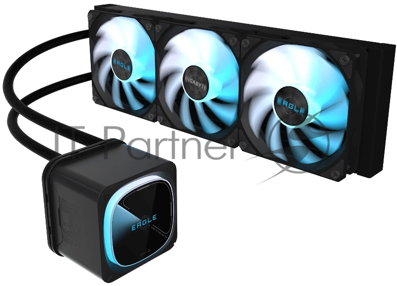 Жидкостная система охлаждения Gigabyte Eagle 360 3 x 120mm ARGB Fan, LGA 1200, LGA 1700, LGA 1851, 115*, AM5, AM4