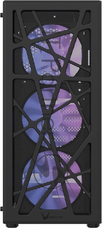 Корпус Formula Mana AR V2 черный без БП ATX 4x120mm 2xUSB2.0 1xUSB3.0 audio bott PSU