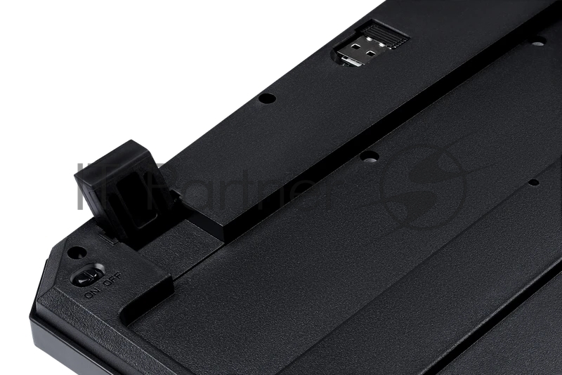 Клавиатура беспроводная Redragon Harpe Wireless (Харп БП) RU,RGB,2.4G+BT,черная,мембран.