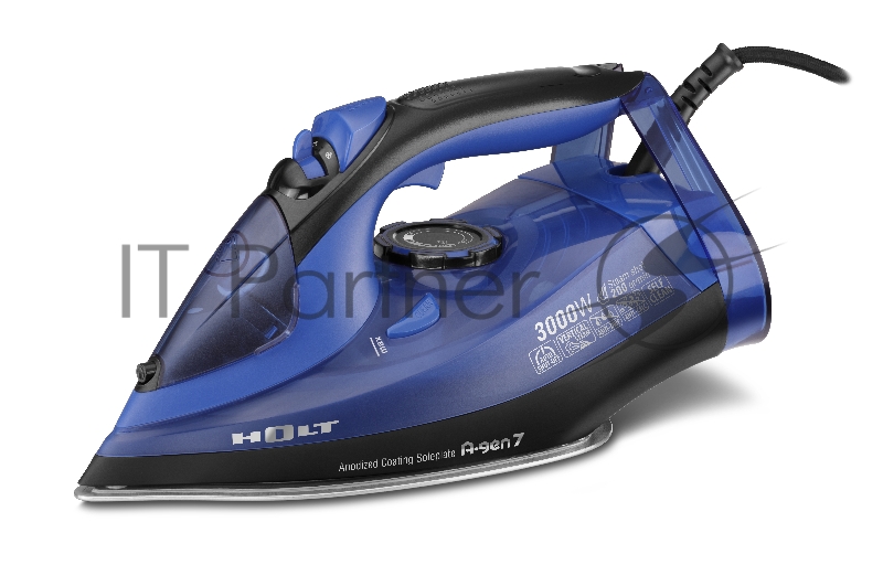 Утюг HOLT HT-IR-015-400, 3000 Вт, синий
