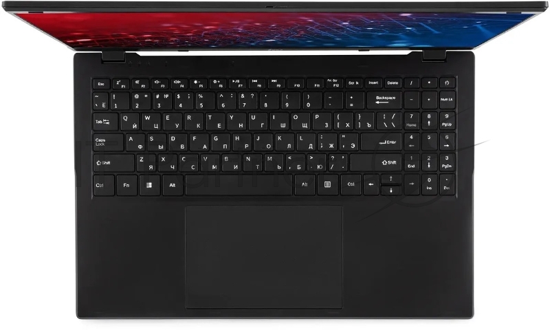 Ноутбук IRU Planio 15ING N-series N100 16Gb SSD512Gb Intel UHD Graphics 15.6 IPS FHD (1920x1080) FreeDOS black WiFi BT Cam 6000mAh (2140844)