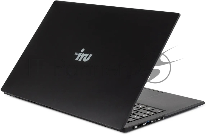 Ноутбук IRU Planio 15ING N-series N100 16Gb SSD512Gb Intel UHD Graphics 15.6 IPS FHD (1920x1080) FreeDOS black WiFi BT Cam 6000mAh (2140844)