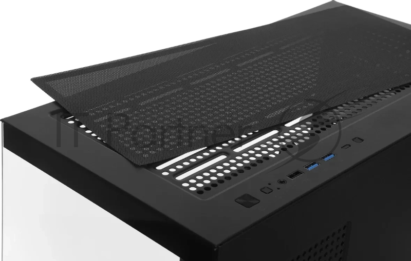 Компьютерный корпус Accord ACC-ZA11B AR черный без БП ATX 1xUSB2.0 2xUSB3.0 audio bott PSU