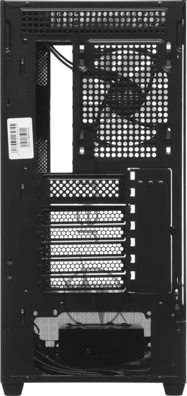 Компьютерный корпус Accord ACC-ZA11B AR черный без БП ATX 1xUSB2.0 2xUSB3.0 audio bott PSU