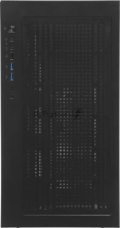Компьютерный корпус Accord ACC-ZA11B AR черный без БП ATX 1xUSB2.0 2xUSB3.0 audio bott PSU