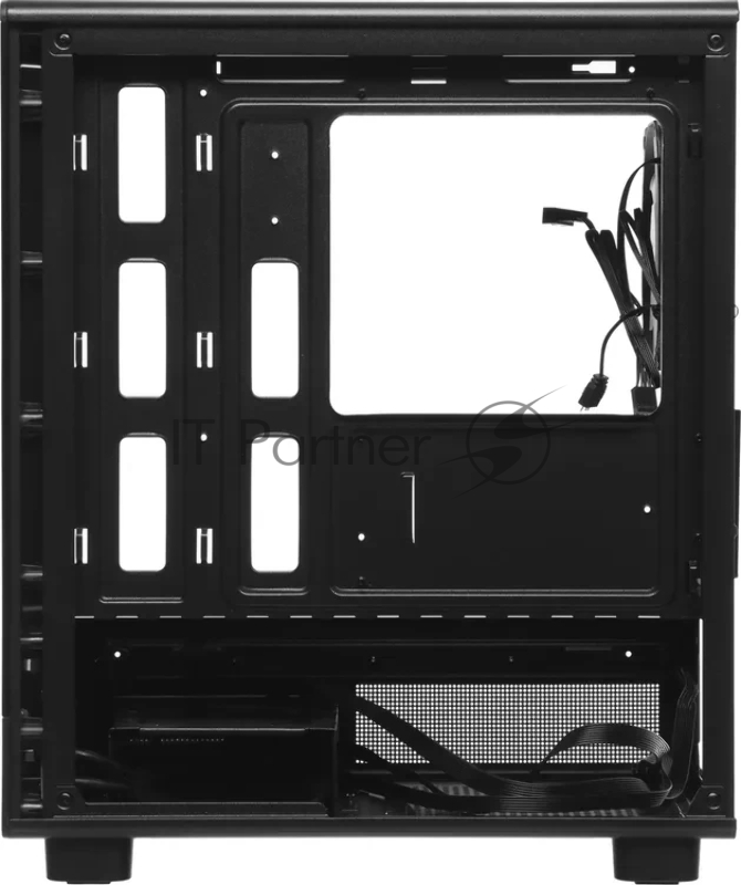 Компьютерный корпус Accord ACC-ZM3B черный без БП mATX 2xUSB2.0 1xUSB3.0 audio bott PSU