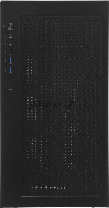 Компьютерный корпус Accord ACC-ZA11B черный без БП ATX 1xUSB2.0 2xUSB3.0 audio bott PSU