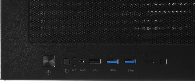 Компьютерный корпус Accord ACC-ZA11B черный без БП ATX 1xUSB2.0 2xUSB3.0 audio bott PSU