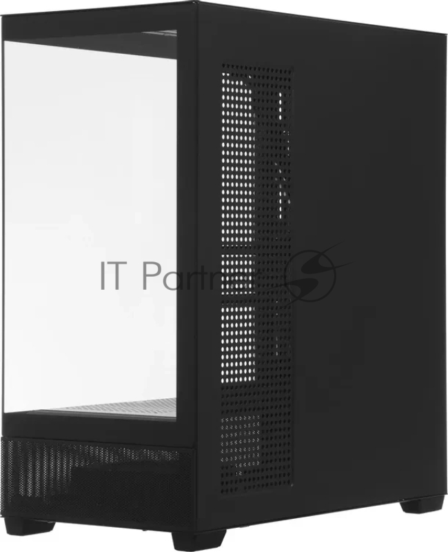 Компьютерный корпус Accord ACC-ZA11B черный без БП ATX 1xUSB2.0 2xUSB3.0 audio bott PSU