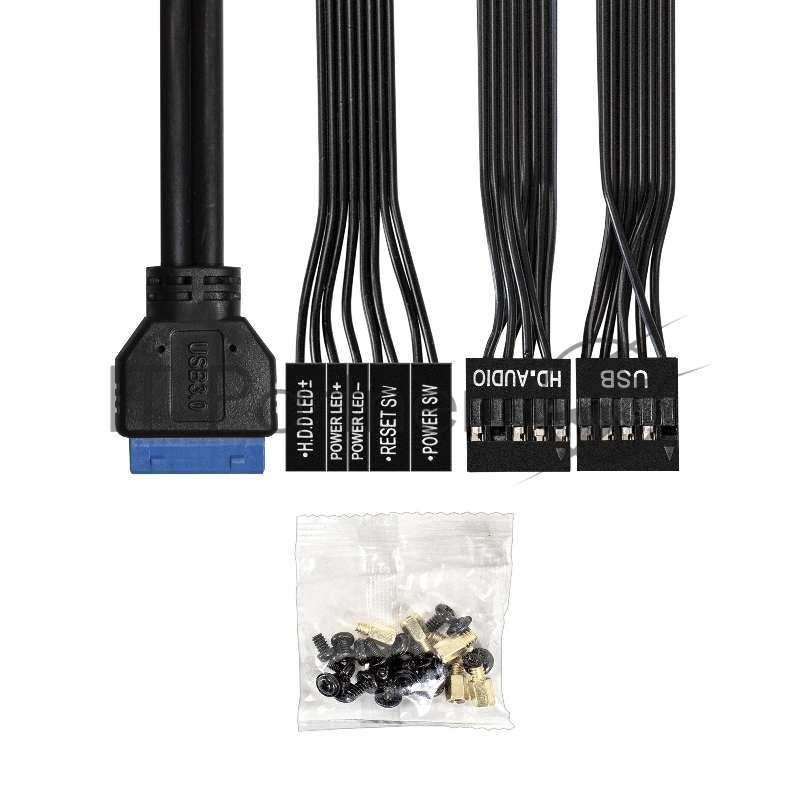 Корпус Minitower ExeGate BAA-503U2 (mATX, без БП, 1*USB+2*USB3.0, HD Audio, черный)