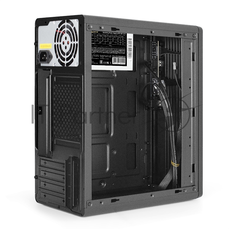 Корпус Minitower ExeGate BAA-503U2-AAA400 (mATX, БП AAA400 с вент. 8см, 1*USB+2*USB3.0, HD Audio, черный)