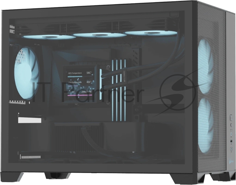 Корпус Formula Air Mesh G6 Plus AR черный без БП mATX 9x120mm 1xUSB3.0 audio