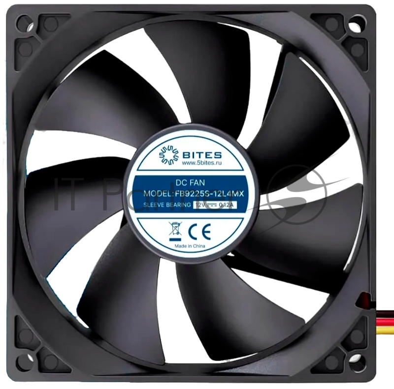 Вентилятор для корпуса 5bites FB9225S-12L4MX 92X25 / SLEEVE / 1800RPM / MOLEX / 4P