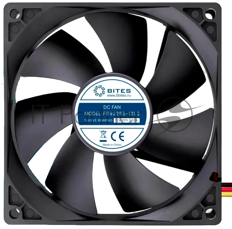 Вентилятор для корпуса 5bites FB9225S-12L2 92X25 / SLEEVE / 1800RPM / 2P