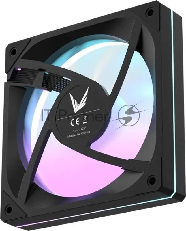 Вентилятор для корпуса Formula Floe Se 12 ARGB 120х120x25 черный 4-pin 25.4дБ (FLOE SE 12BK ARPW) Ret
