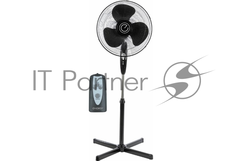 Вентилятор Energy ELEGANCE EN-1624 чёрный, напольный, 45 Вт, 3 скорости, 40 см