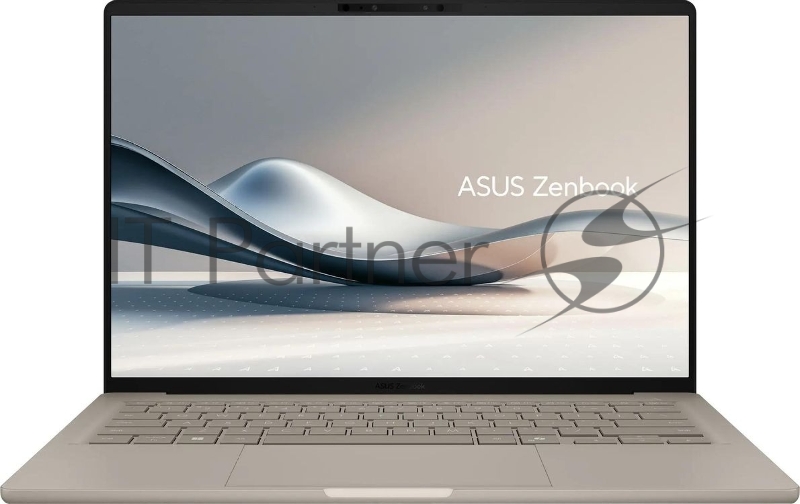 Ноутбук Asus Zenbook 14 UX3407NA-QD100W/14/OLED/Qualco Snapdragon X2 Elite/32Gb/1Tb SSD/Qualcomm Adreno/Windows 11 Home/бежевый/0.99kg