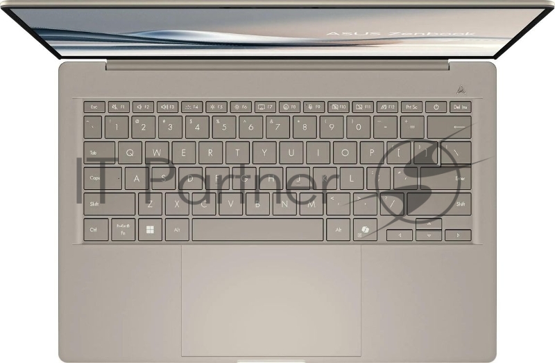 Ноутбук Asus Zenbook 14 UX3407NA-QD100W/14/OLED/Qualco Snapdragon X2 Elite/32Gb/1Tb SSD/Qualcomm Adreno/Windows 11 Home/бежевый/0.99kg