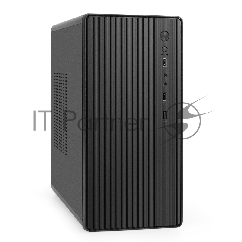 Корпус Minitower ExeGate BAA-503-UNS400 (mATX, БП UNS400 с вент. 12см, 2*USB, HD Audio, черный)