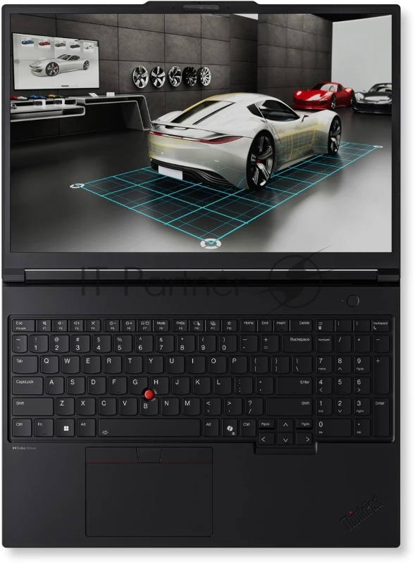 Ноутбук ThinkPad P16 Gen 3 16 WQUXGA (3840x2400) IPS 800N, Ultra 7 255HX, 2x32GB DDR5, 2TB SSD M.2, NVIDIA RTX PRO 3000 12GB GDDR7, WiFi7, BT, TPM2, FPR, 99.9Wh, 180W USB-C, Win 11 Pro, 1Y