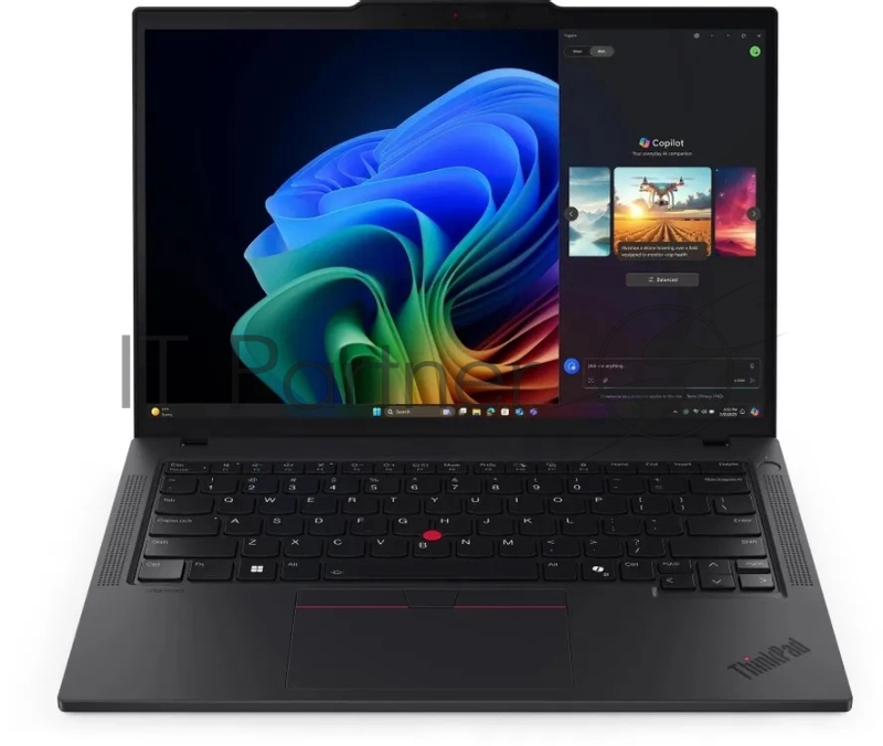 Ноутбук ThinkPad T14 Gen 6 14 WUXGA (1920x1200) IPS 400N, Ultra 7 258V, 32GB LPDDR5x-8533, 512GB SSD M.2, Arc 140V, WiFi7, BT, TPM2, FPR, 5MP+IR Cam, 57Wh, 65W USB-C, Win 11 Pro, 1.38kg, 1Y